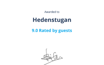 Hedenstugan amongst the best hotels in Sweden